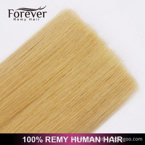 Forever high quality 100 brazilian remi human hair extensions wholesale #24 double drawn i tip hair